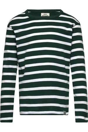 Mads Norgaard Trio Rib Tobino Tee Ls Green