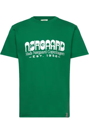 Mads Norgaard Printed Tee Thorlino Tee Green
