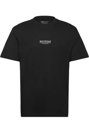 TOM TAILOR Relaxed Printed T-Shirt Black