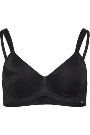 Dorina Origins-Shimmer Mesh Non Padded Wired Bra Black