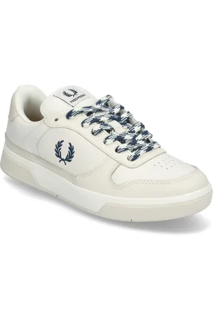 Fred Perry B300 Perf Leather White