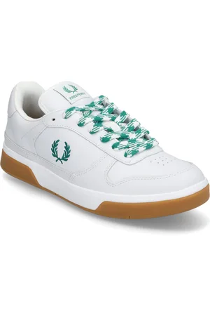 Fred Perry B300 Perf Leather White