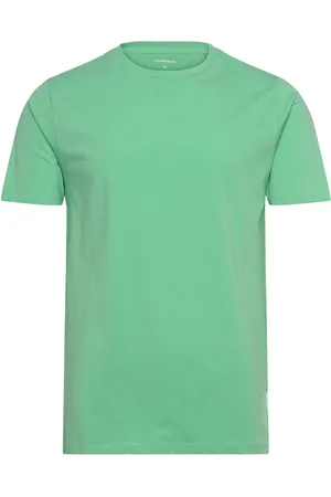 Lindbergh Mens Stretch Crew Neck Tee S/S Green