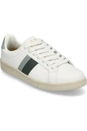 Fred Perry B721 Lthr/Tape Detail White