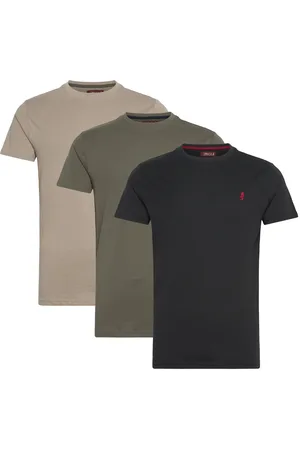 MCS Ohio Reg Cot 3Pk M Tee Khaki