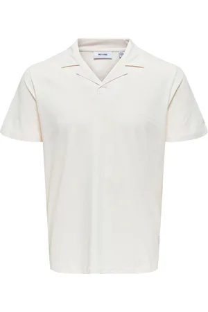 Only & Sons Onsabraham Reg Ss Resort Polo Cs White