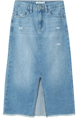NAME IT Nkfkat Dnm Long Skirt 3724-Be Noos Blue