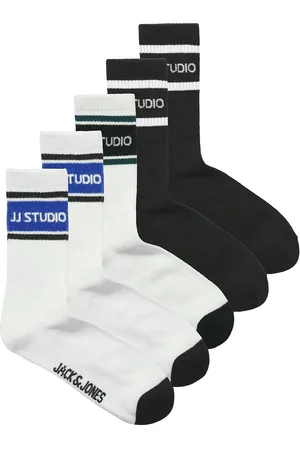 JACK & JONES Jachugh Tennis Socks 5 Pack Jnr Jack & J S White