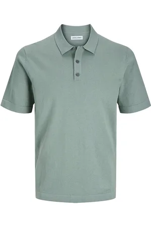JACK & JONES Jjeemil Knit Relaxed Polo Ss Sn Jack & J S Green