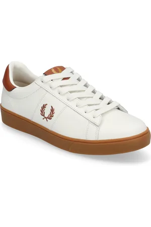 Fred Perry Spencer Leather White