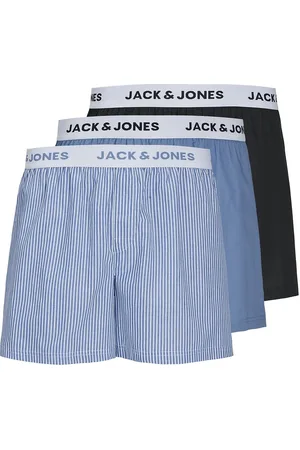 JACK & JONES Jactokyo Woven Boxers 3 Pack Jack & J S Blue