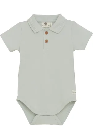 EN FANT Body Ss Polo Green