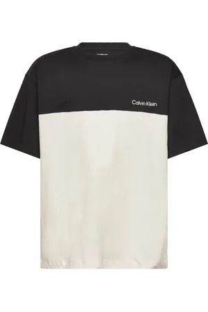 Calvin Klein Color Block T-Shirt Beige