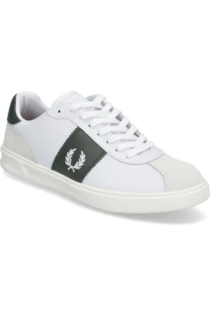 Fred Perry B4 Leather / Suede White