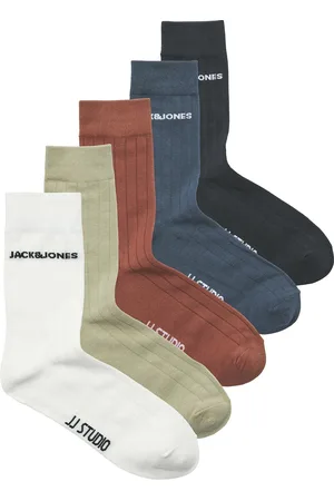JACK & JONES Jacjjstudio Solid Socks 5 Pack Jack & J S White