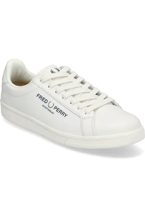 Fred Perry B721 Lthr / Branded White