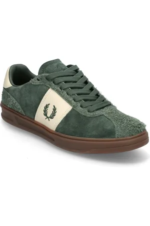 Fred Perry B4 Suede/Leather Green