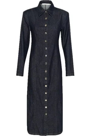 Gestuz Tilmagz Ls Long Dress Navy