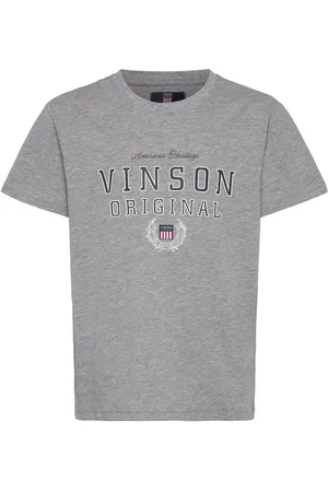 Vinson Rylan Reg Cot Vin Jr B Tee Grey