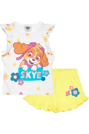 Paw Patrol T Shirt + Short White
