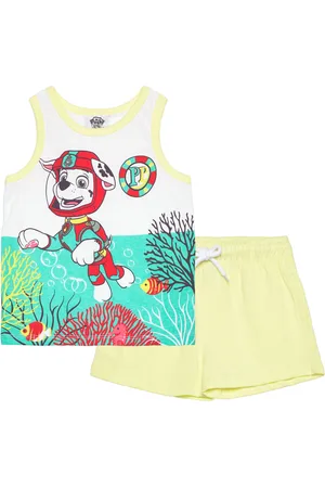 Paw Patrol T Shirt + Short White