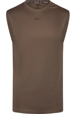 Reebok Id Train Slvls Tech Tee Brown