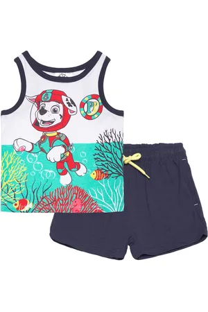 Paw Patrol T Shirt + Short Navy