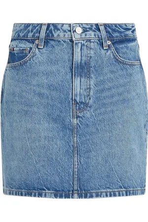 Tommy Hilfiger Dnm Mini Skirt Hw Ali Blue