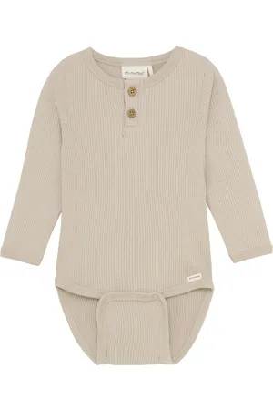 Minymo Body Ls Rib Beige