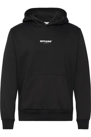 Sixth June Essentials Puff Logo Hoodie Black