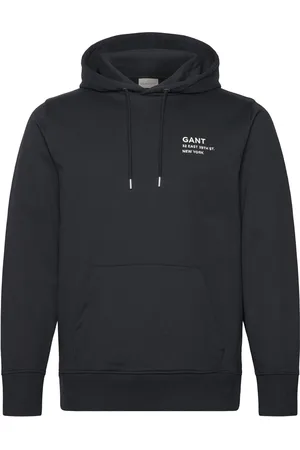 GANT Small Graphic Sweat Hoodie Black