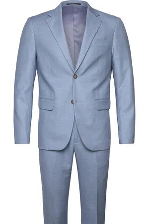 Lindbergh Structure Stretch Suit Blue