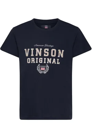 Vinson Rylan Reg Cot Vin Jr B Tee Navy