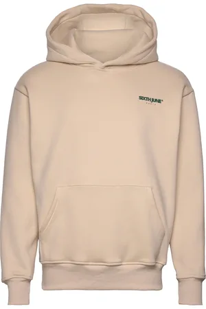 Sixth June Bandana Puffprint Hoodie Beige