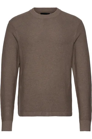 Abercrombie & Fitch Anf Mens Sweaters Brown