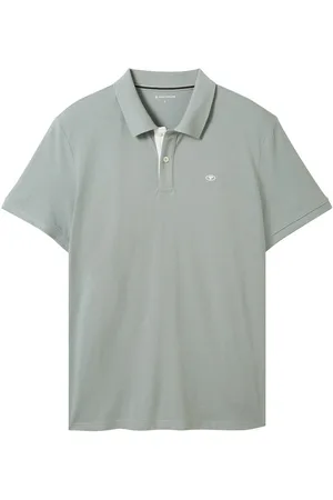 TOM TAILOR Basic Polo With Contrast Green