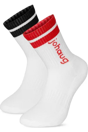 Johaug Retro Sports Socks 2Pk White