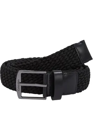 Calvin Klein Ck Casual Elastic Braided 35Mm Black