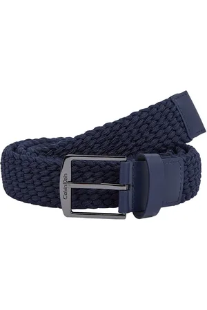 Calvin Klein Ck Casual Elastic Braided 35Mm Navy