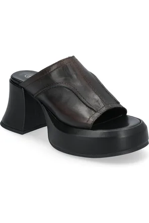 Miista Lota New Brown Sandal Black