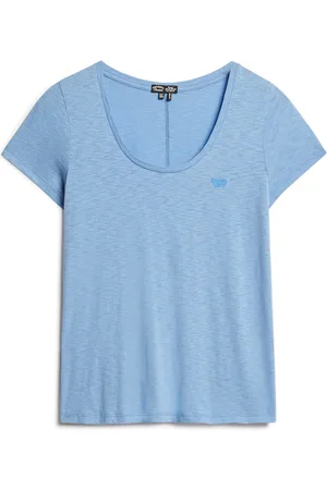 Superdry Scoop Neck Tee Blue