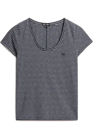 Superdry Scoop Neck Tee Navy