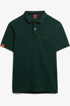 Superdry Vint Destroy Polo Khaki
