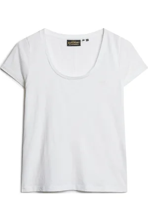 Superdry Scoop Neck Tee White