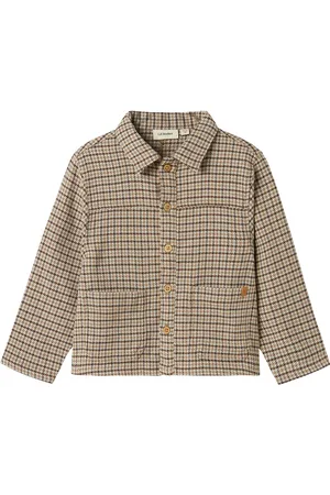 Lil Atelier Nmmtevin Ls Nreg Shirt Jacket Lil Brown