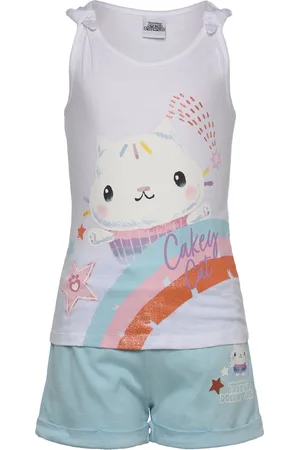 Gabbys Dollhouse T Shirt + Short White