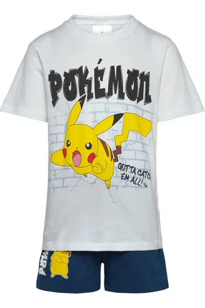 Pokemon Short + T Shirt White