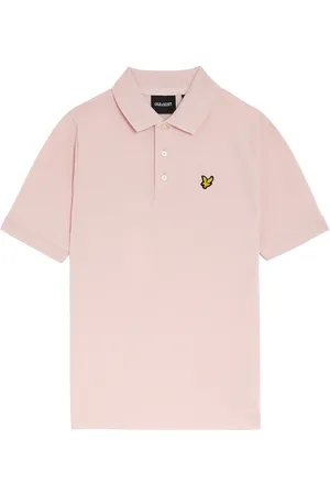 Lyle & Scott Plain Polo Shirt Pink