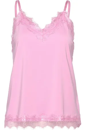 Freequent Top From Freequent In A Light Material. The Top Has A Simple Silhouette With Nar Pink