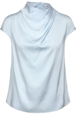 Ahlvar Gallery Lima Silk Top Blue